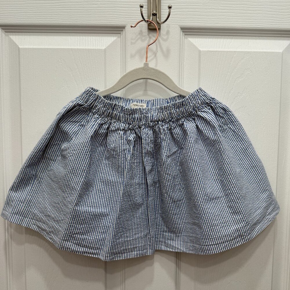 Crewcuts Seersucker Girls Skirt, size 4-5 years